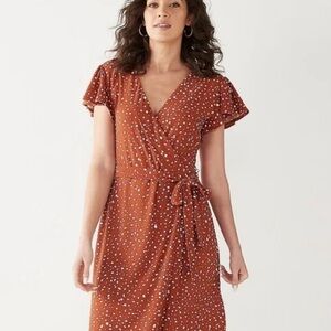 Nine West faux wrap dress NWOT